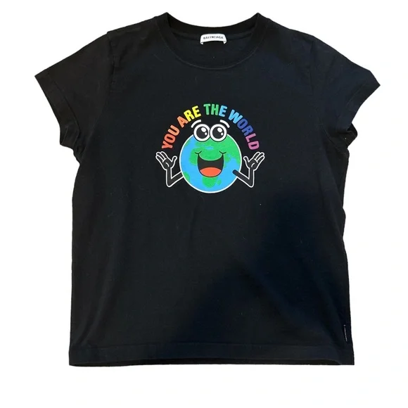 BALENCIAGA YOU ARE THE WORLD Tシャツ Balenciaga | Tops | Balenciaga You Are The World Tshirt